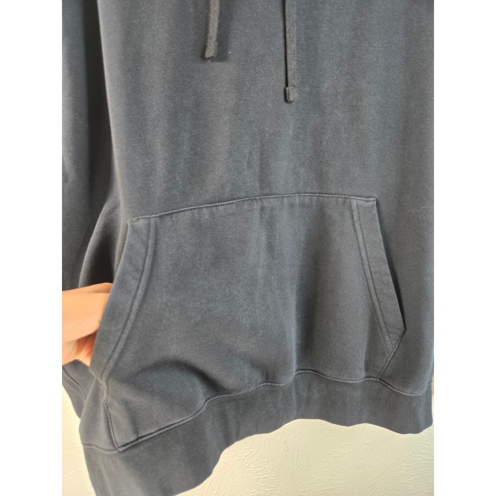 Nike Hoodie Mens XL Black Pullover Embroidered Logo Sportswear Fleece Sweatshirt - Picture 5 of 11